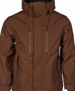 Isbjörn of Sweden Teens' Tripod Hardshell Jacket Chocolate