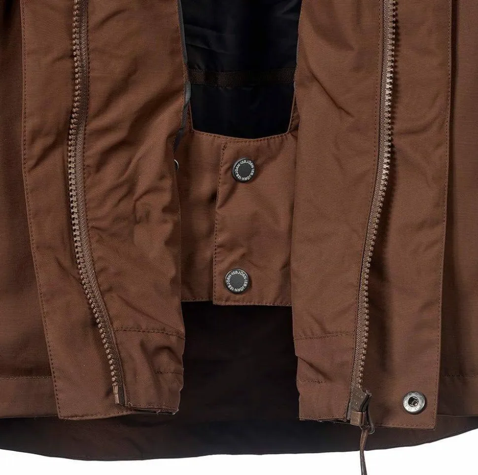 Isbjörn of Sweden Teens' Tripod Hardshell Jacket Chocolate