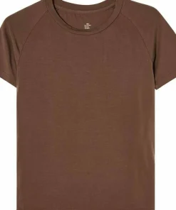 Isbjörn of Sweden Teens' Wild Peak Tee Chocolate New