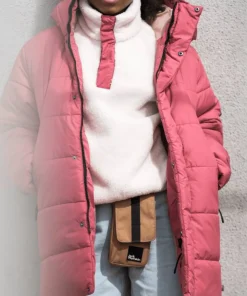 Jack Wolfskin Girls' Teen Halfzip Fleece Wild Ginger Outlet