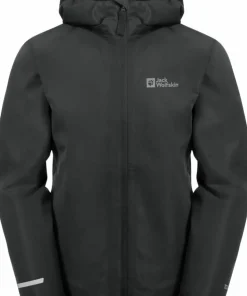Jack Wolfskin Kids' Flaze Jacket Granite Black