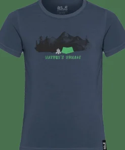 Jack Wolfskin Kids' Hiking Graphic T Midnight Sky New