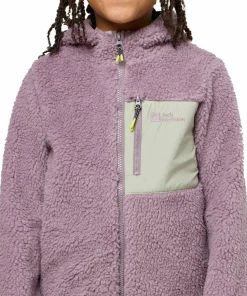 Jack Wolfskin Kids' Ice Curl Hood Jacket Wild Blossom