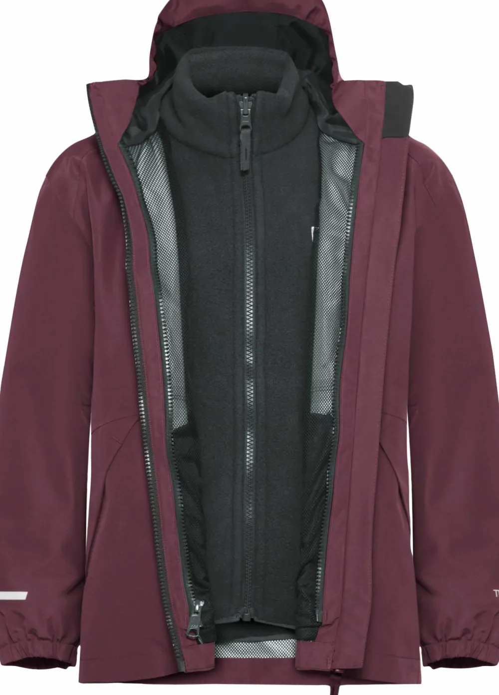 Jack Wolfskin Kids' Iceland 3-in-1 Jacket Amaranth Discount