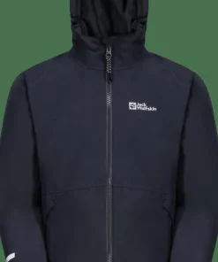 Jack Wolfskin Kids' Iceland 3-in-1 Jacket Night Blue New