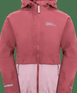 Jack Wolfskin Kids' Rainy Days 2-Layer Jacket Soft Pink
