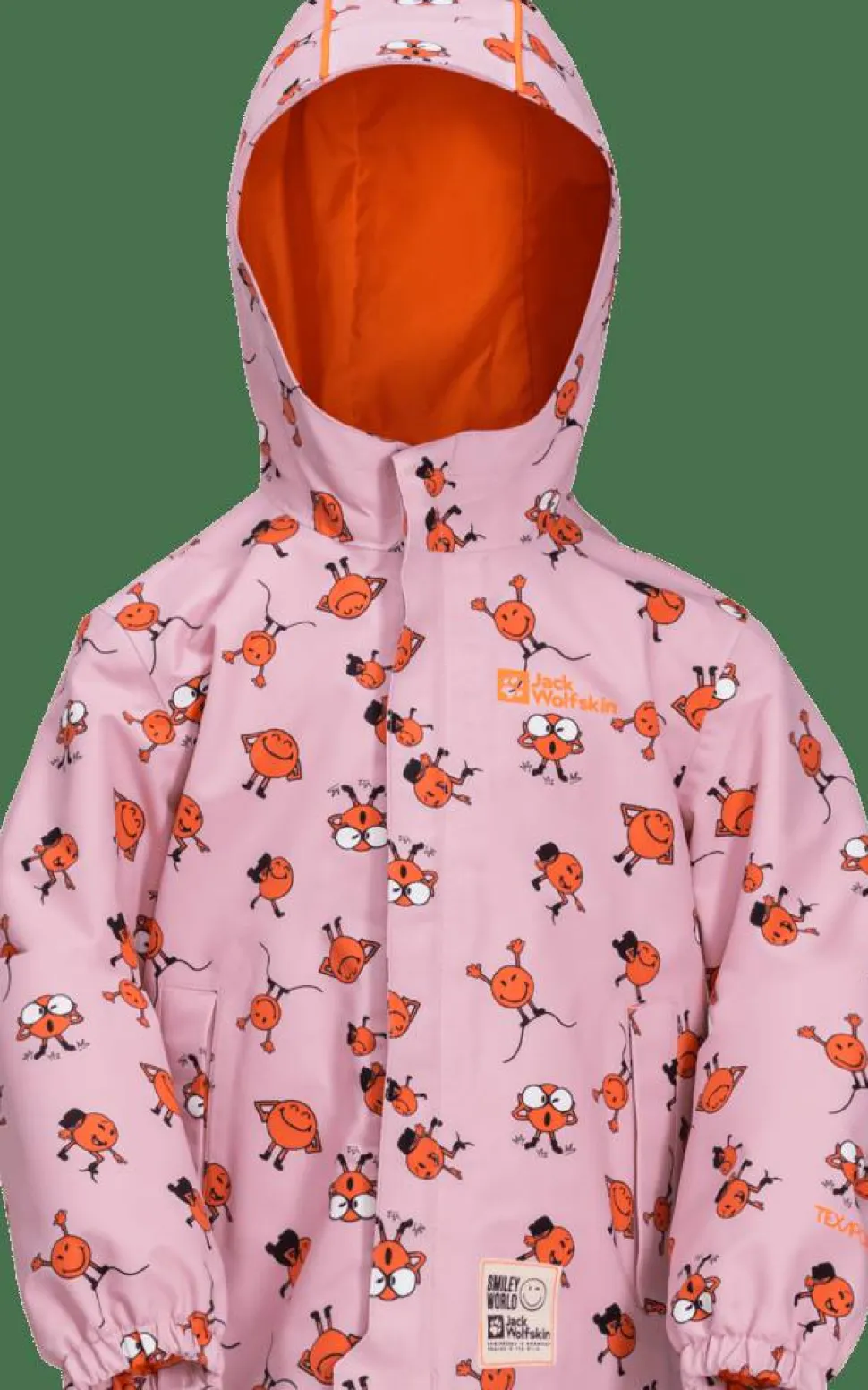Jack Wolfskin Kids' Smileyworld 2-Layer All Over Print Jacket Icon Water Lily