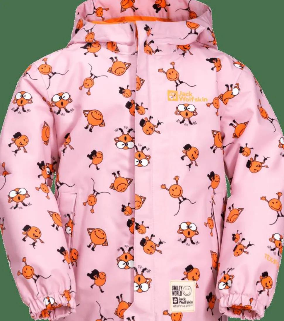Jack Wolfskin Kids' Smileyworld 2-Layer All Over Print Jacket Icon Water Lily