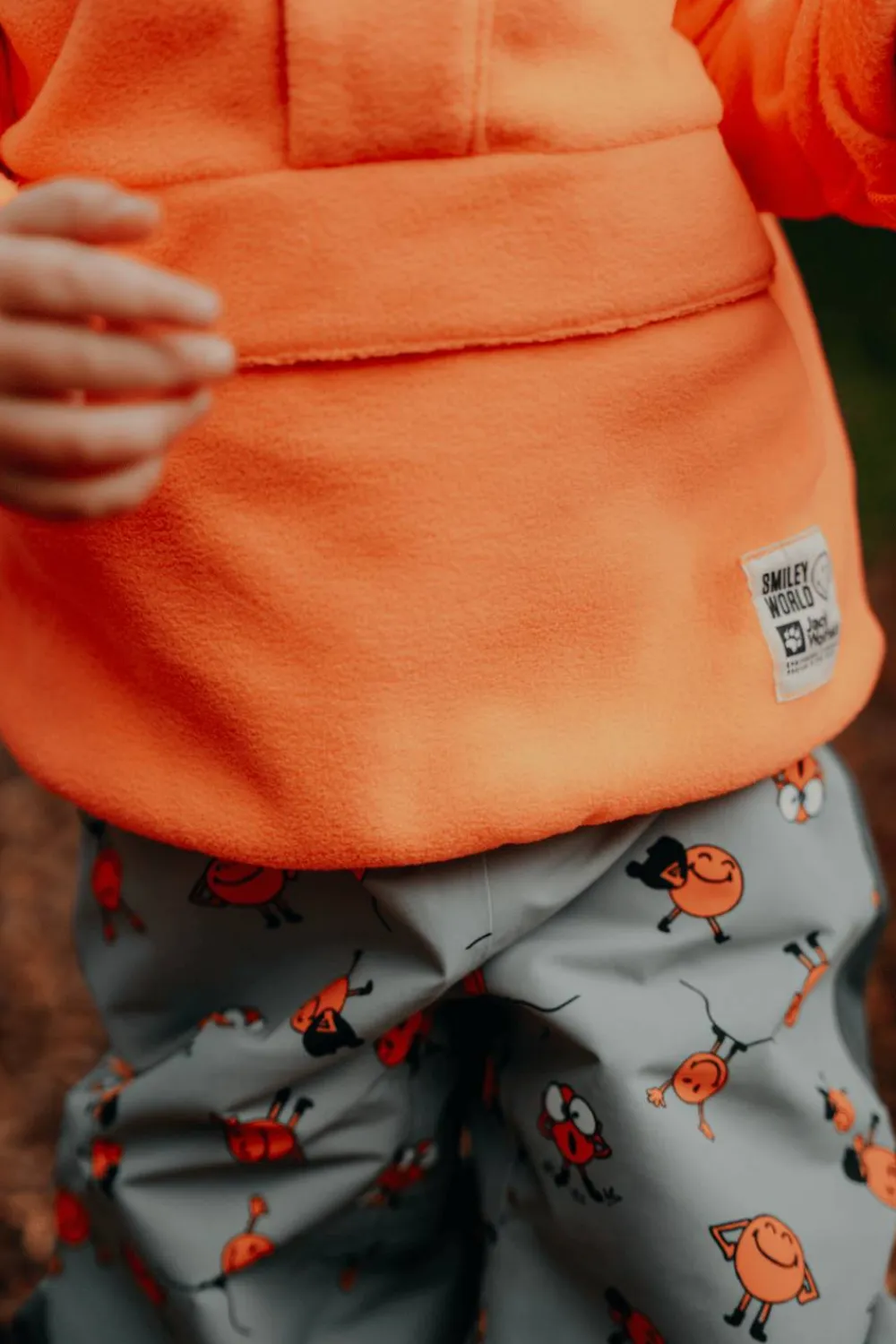 New Kids' Smileyworld 2-Layer All Over Print Bib Barn Byxor & Shorts Barn