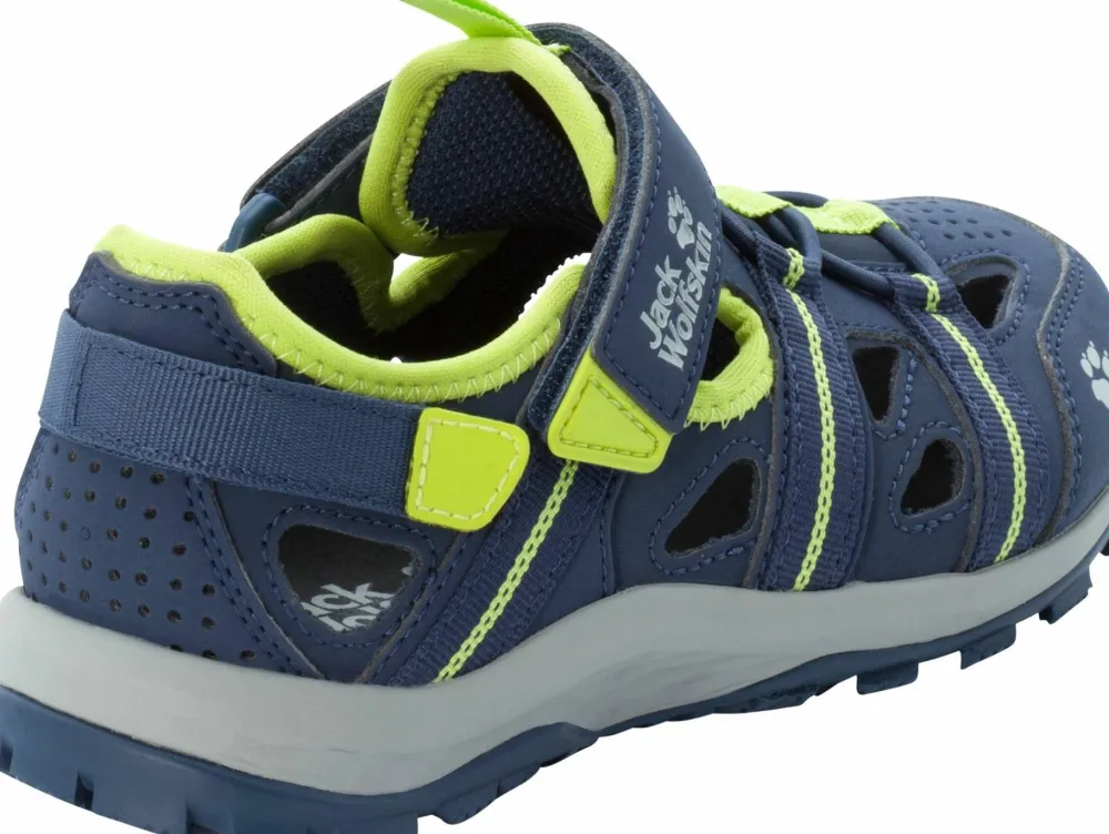 Jack Wolfskin Kids' Sun Climber Blue / Lime Outlet