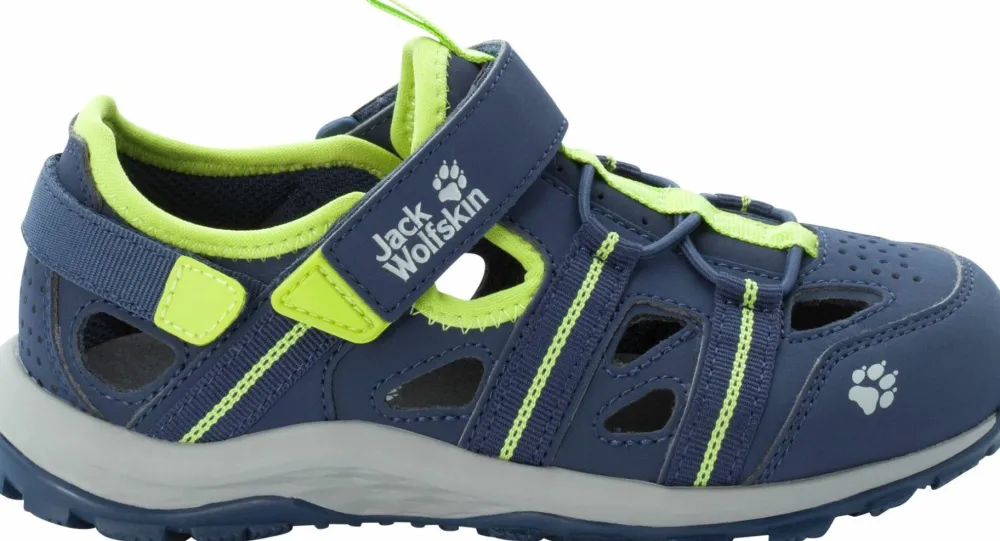Jack Wolfskin Kids' Sun Climber Blue / Lime Outlet