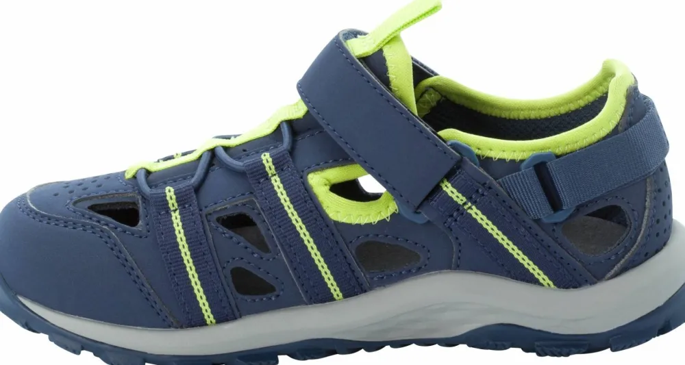 Jack Wolfskin Kids' Sun Climber Blue / Lime Outlet