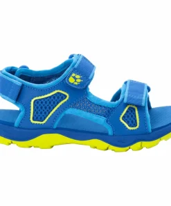 Jack Wolfskin Kids' Taraco Beach Sandal Blue/Lime