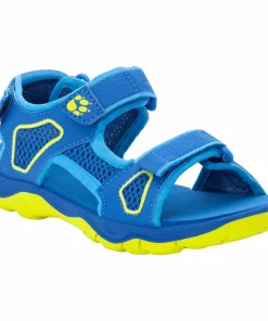 Jack Wolfskin Kids' Taraco Beach Sandal Blue/Lime
