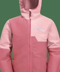 Jack Wolfskin Kids' Turbulence Hooded Jacket Soft Pink