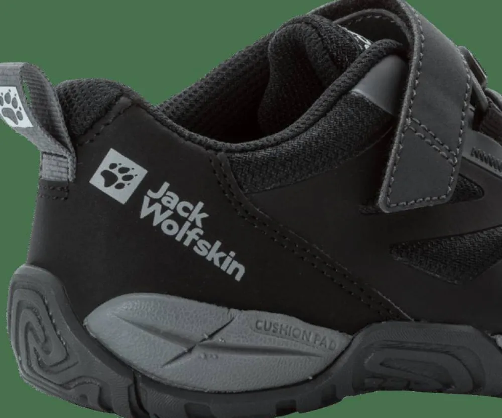 Jack Wolfskin Kids' Villi Action Low Black Best