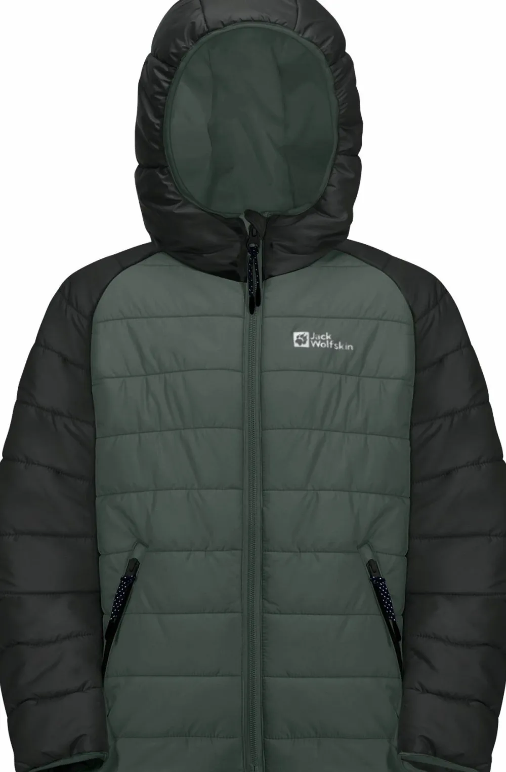 Jack Wolfskin Kids' Zenon Jacket Slate Green/Black Clearance