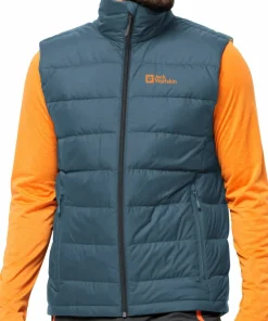 Jack Wolfskin Men's Ather Down Vest Midnight Sky Clearance