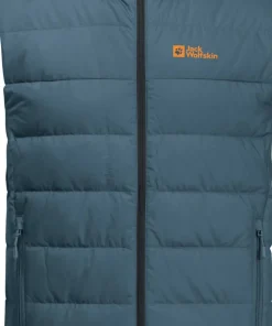 Jack Wolfskin Men's Ather Down Vest Midnight Sky Clearance