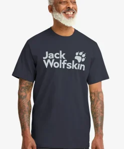 Jack Wolfskin Men's Brand T Dark Navy