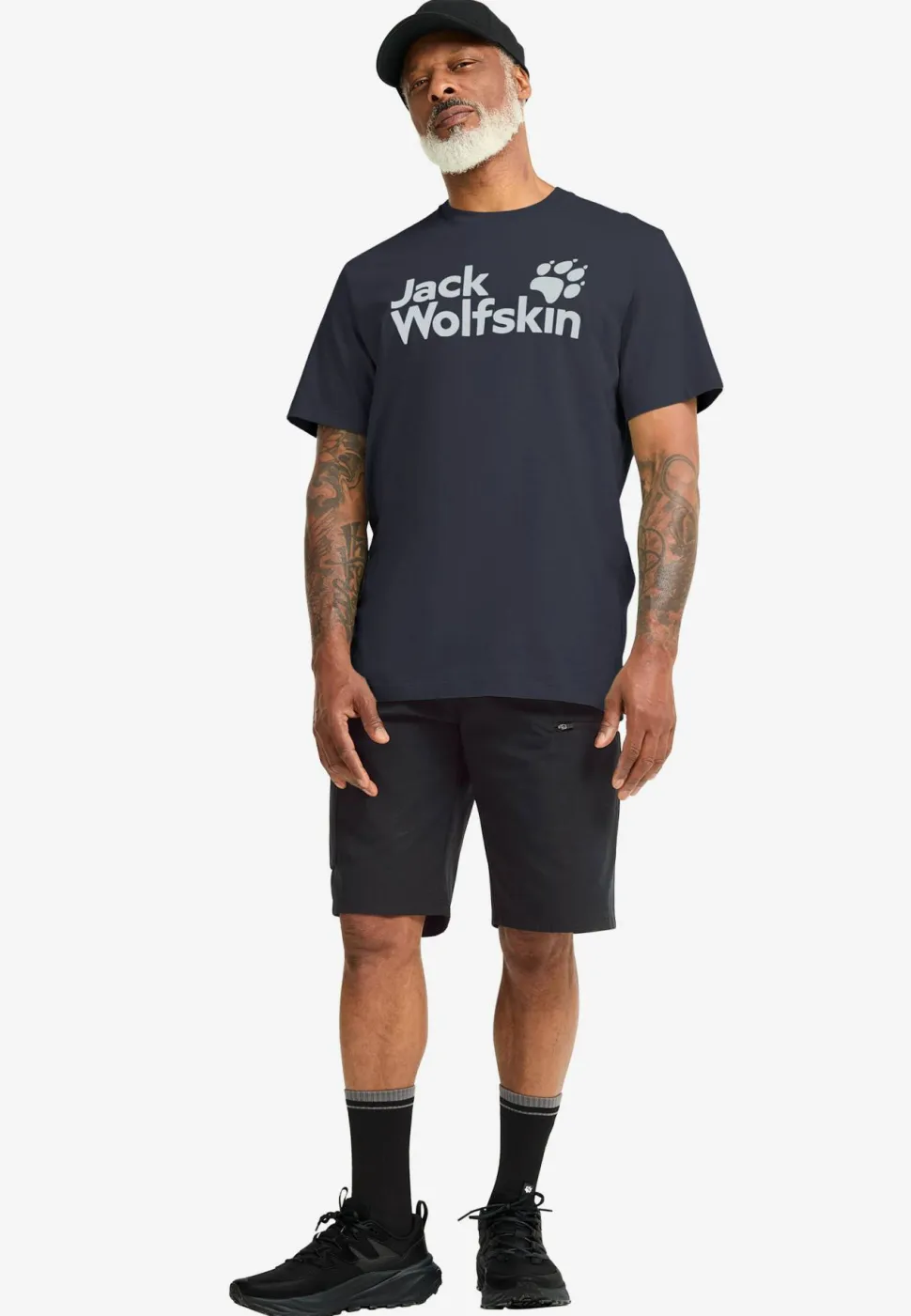 Jack Wolfskin Men's Brand T Dark Navy