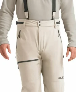 Jack Wolfskin Men's Flowline Pro 2l Ins Pants Pale Sand