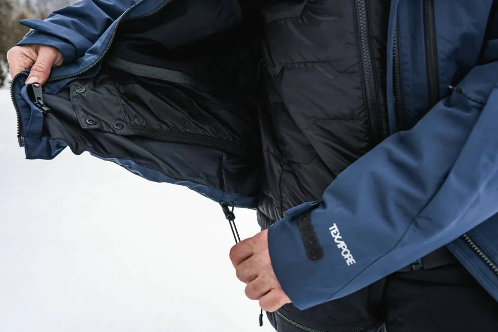 Jack Wolfskin Men's Flowline 3in1 Jacket Midnight Sky