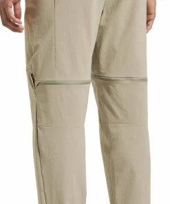 Jack Wolfskin Men's Hikeout Zip Off Pants Stone