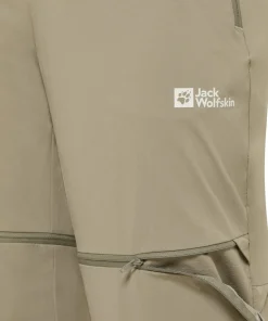 Jack Wolfskin Men's Hikeout Zip Off Pants Stone