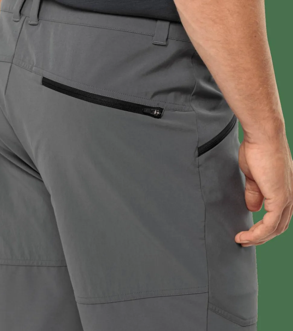 Jack Wolfskin Men's Hiking Alpine Shorts Slate