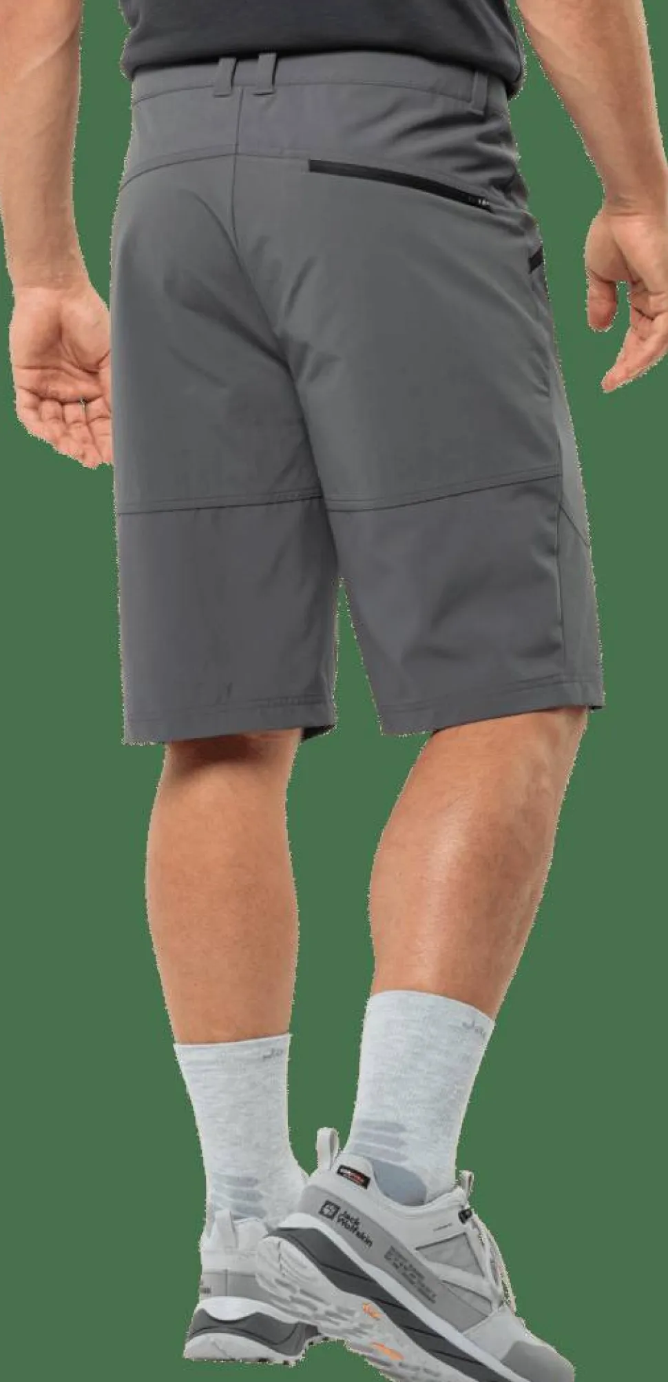 Jack Wolfskin Men's Hiking Alpine Shorts Slate