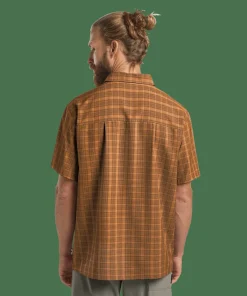 Jack Wolfskin Men's Meseta Shirt Check Autumn Leaves