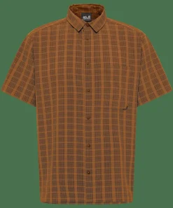 Jack Wolfskin Men's Meseta Shirt Check Autumn Leaves