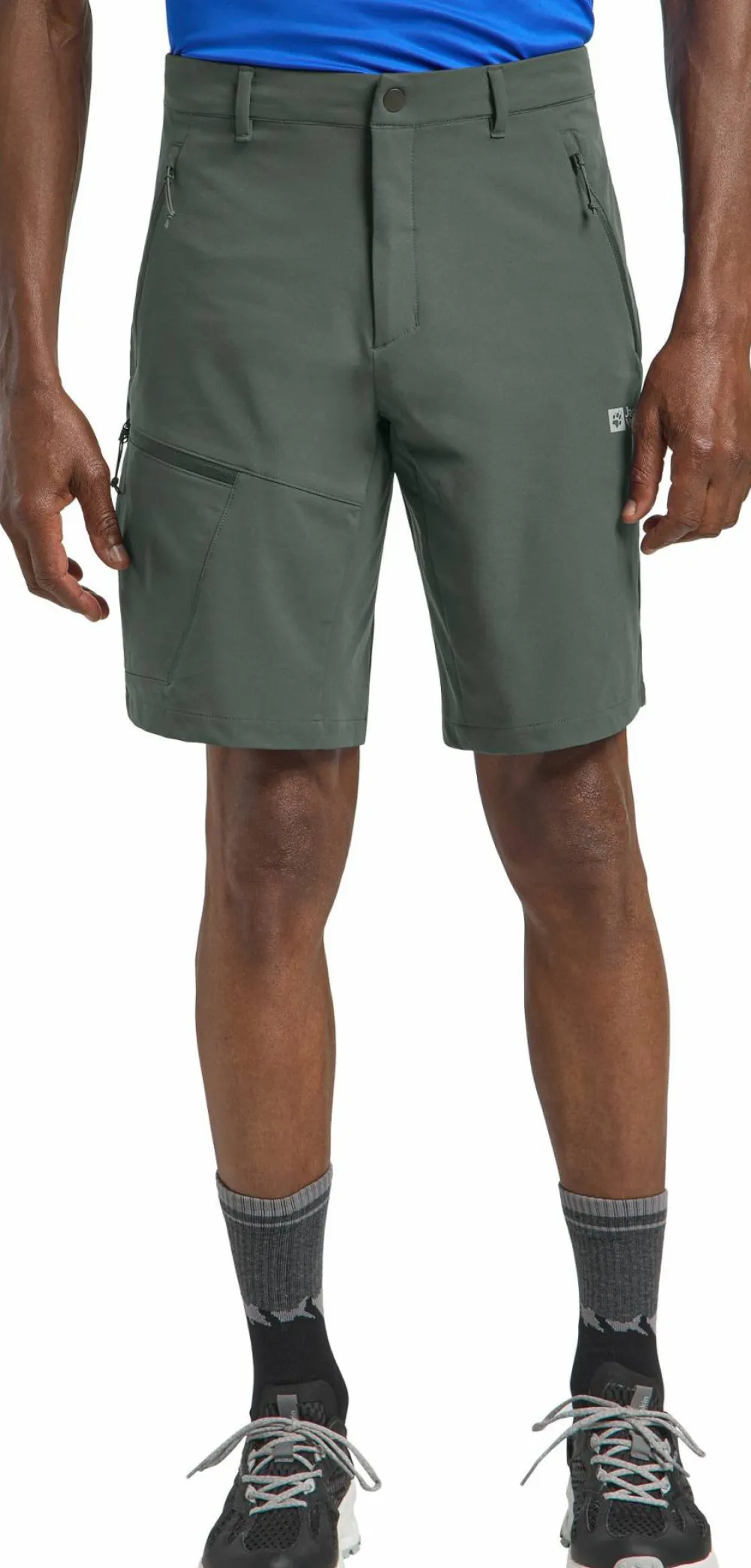Jack Wolfskin Men's Pico Trail Shorts Slate Green Best
