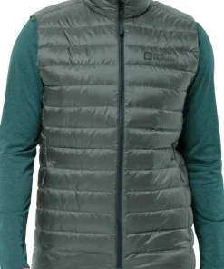 Jack Wolfskin Men's Pilvi Down Vest Hedge Green