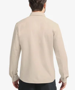 Jack Wolfskin Men's Prelight Suncool Ls Shirt Oyster