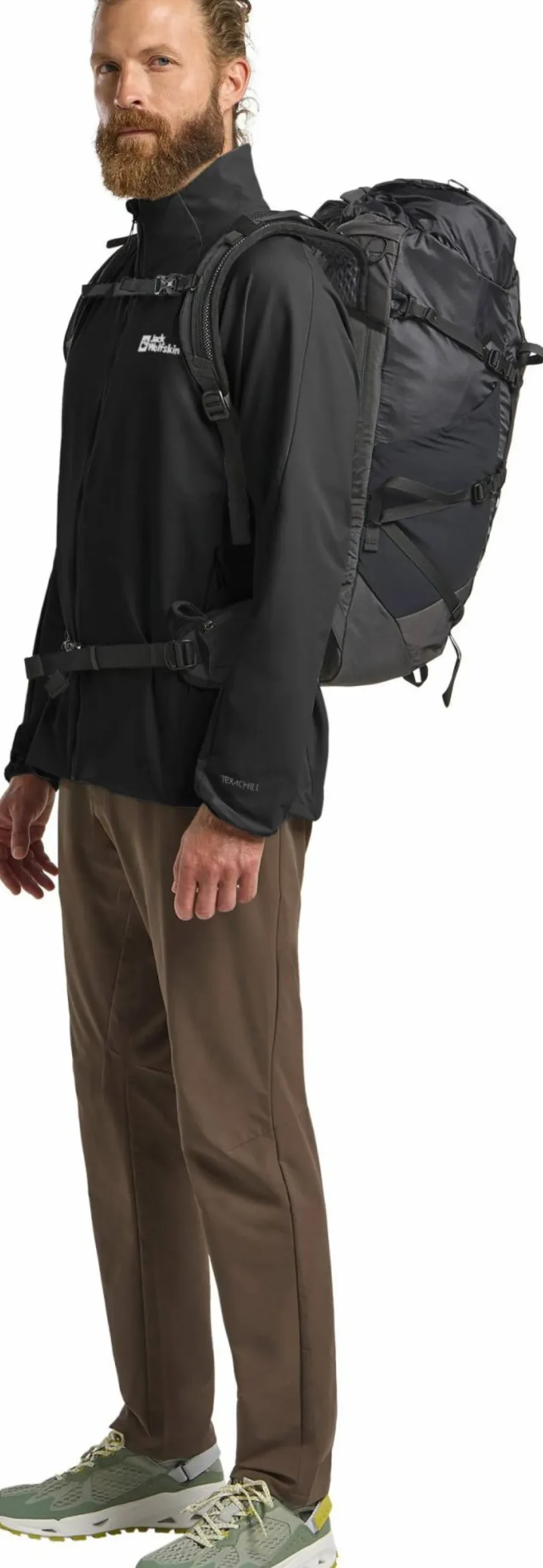 Jack Wolfskin Men's Prelight Stride Jacket Black Sale