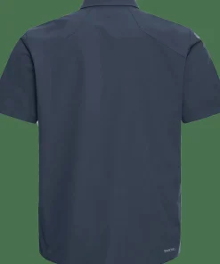 Jack Wolfskin Men's Prelight Suncool Shirt Midnight Sky
