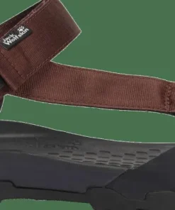 Jack Wolfskin Men's Ridge Sandal Dark Mahogany New