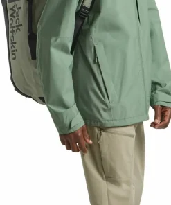 Jack Wolfskin Men's Tempest 2L Jacket Eucalyptus