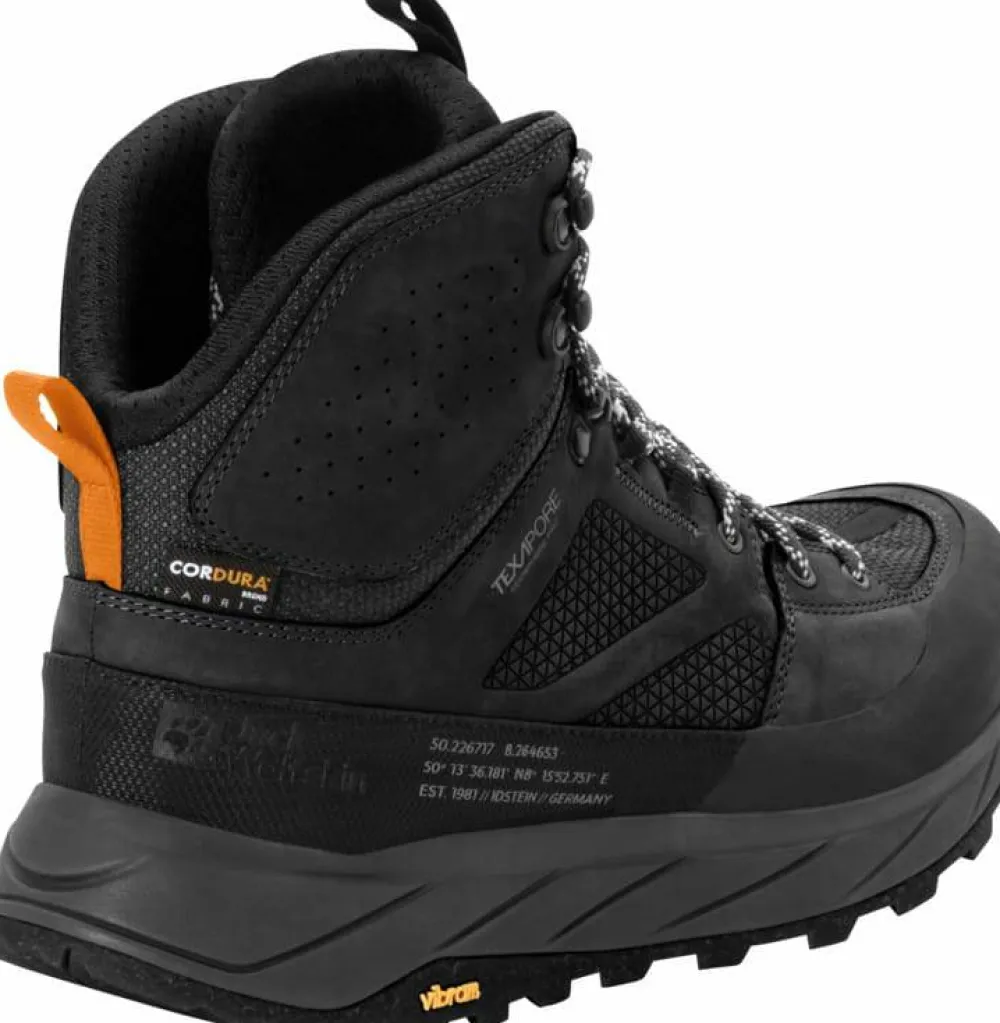 Jack Wolfskin Men's Terraquest Texapore Mid Black New