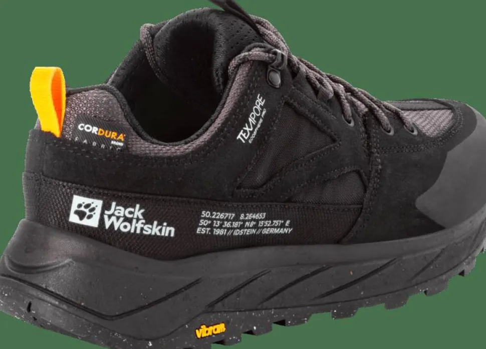 Jack Wolfskin Men's Terraquest Texapore Low Black