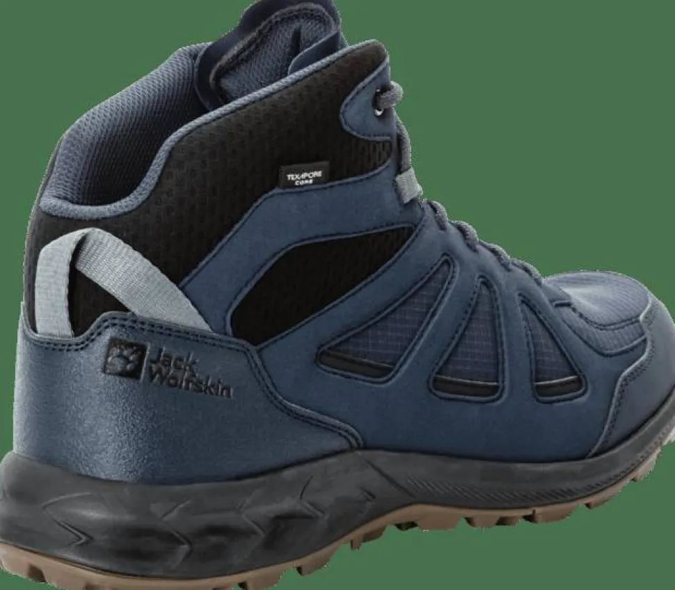 Jack Wolfskin Men's Woodland 2 Texapore Mid Night Blue