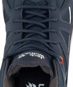 Jack Wolfskin Men's Woodland 2 Texapore Mid Dark Blue / Red