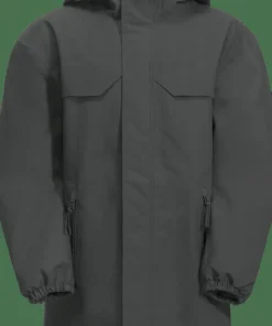 Sale Teens' 2-Layer Insulated Parka Girl Barn Barnjackor & Västar