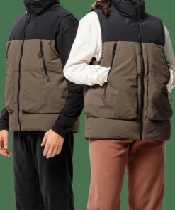 Jack Wolfskin Unisex Dellbrueck Vest Chestnut