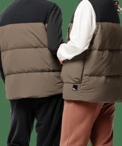 Jack Wolfskin Unisex Dellbrueck Vest Chestnut Sale