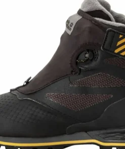Jack Wolfskin Women's 1995 Series Texapore Mid Black / Burly Yellow XT Best