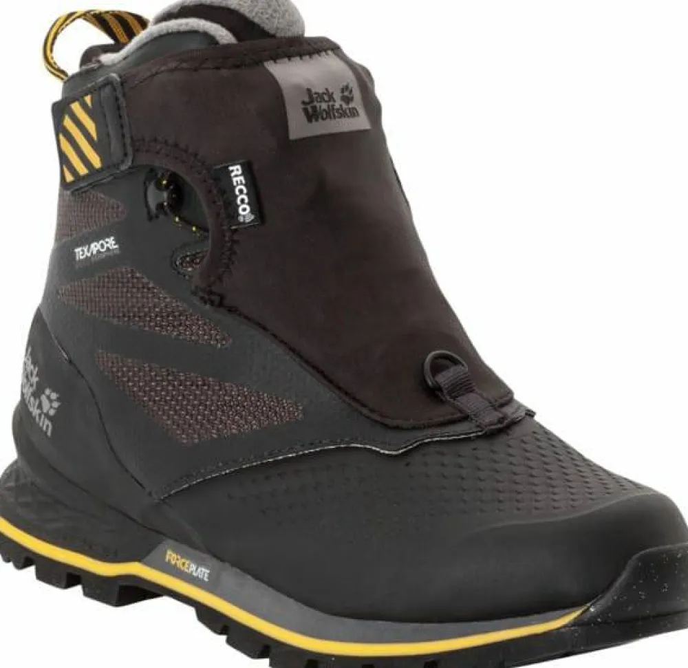 Jack Wolfskin Women's 1995 Series Texapore Mid Black / Burly Yellow XT Best