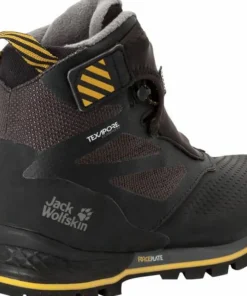 Jack Wolfskin Women's 1995 Series Texapore Mid Black / Burly Yellow XT Best